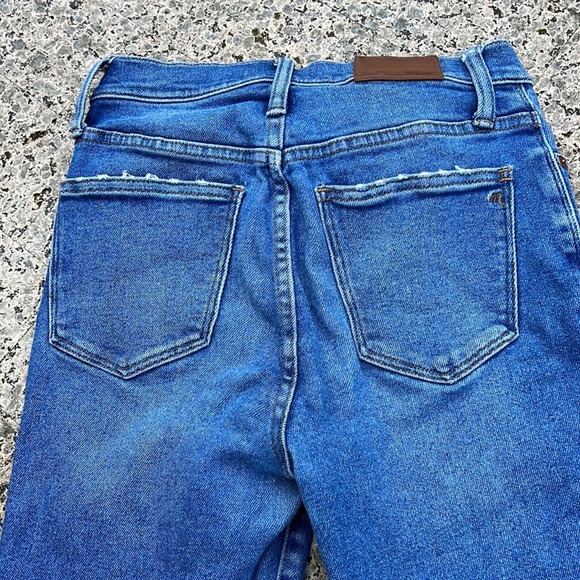 MADEWELL 9” high rise skinny jeans Pearson wash size 27 AA579 in seam 28” - Picture 8 of 13